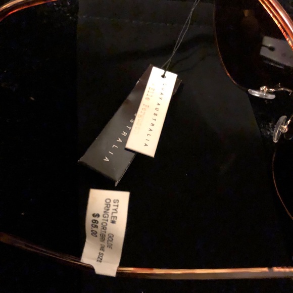 NWT Quay Australia Goldie shield 80’s orange/tort - Picture 4 of 7